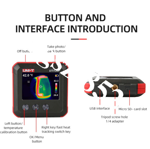 Uti120p thermal imager digital - uti120p,